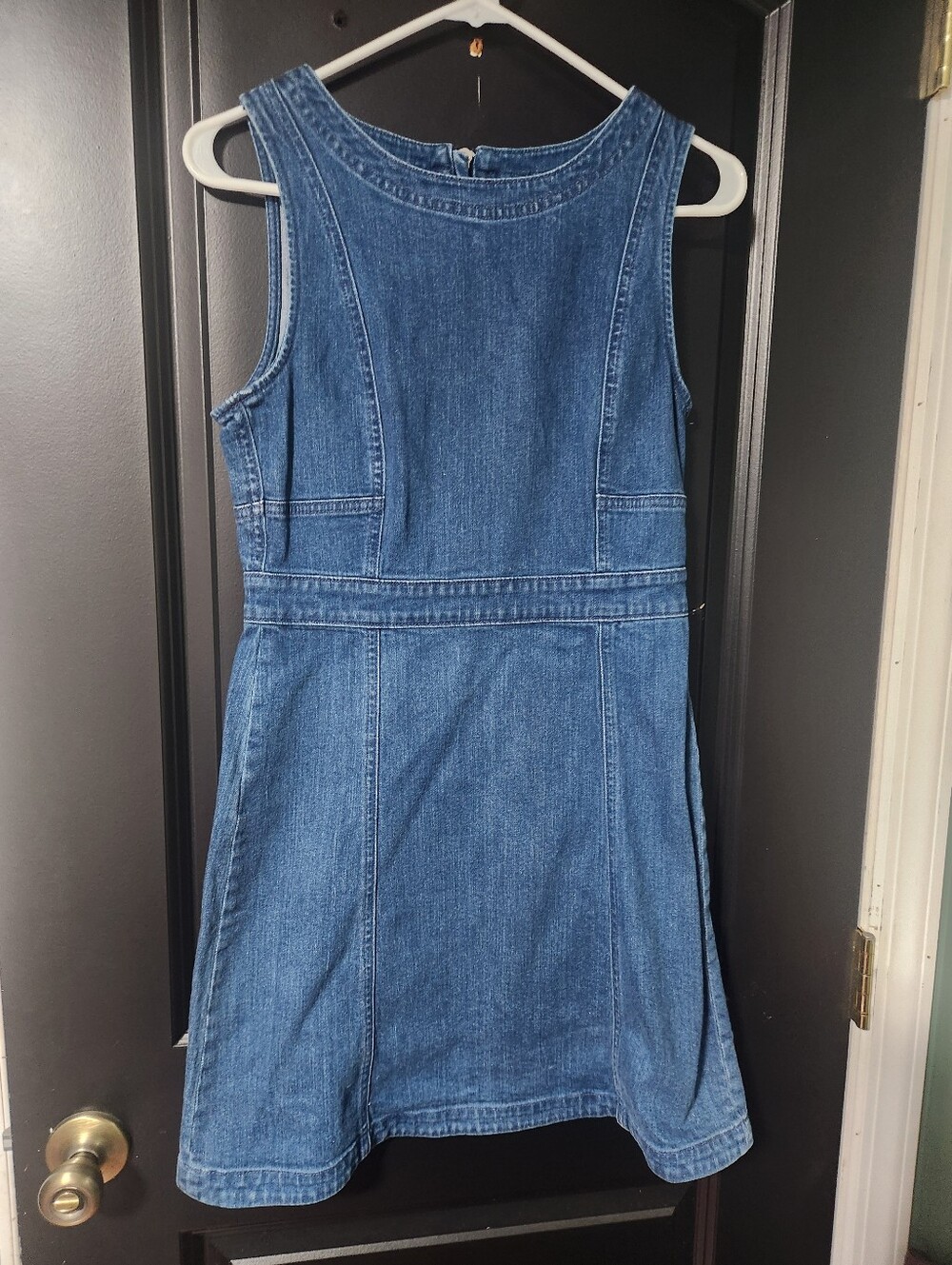 Classic Blue Denim Womens Dress - Sleeveless